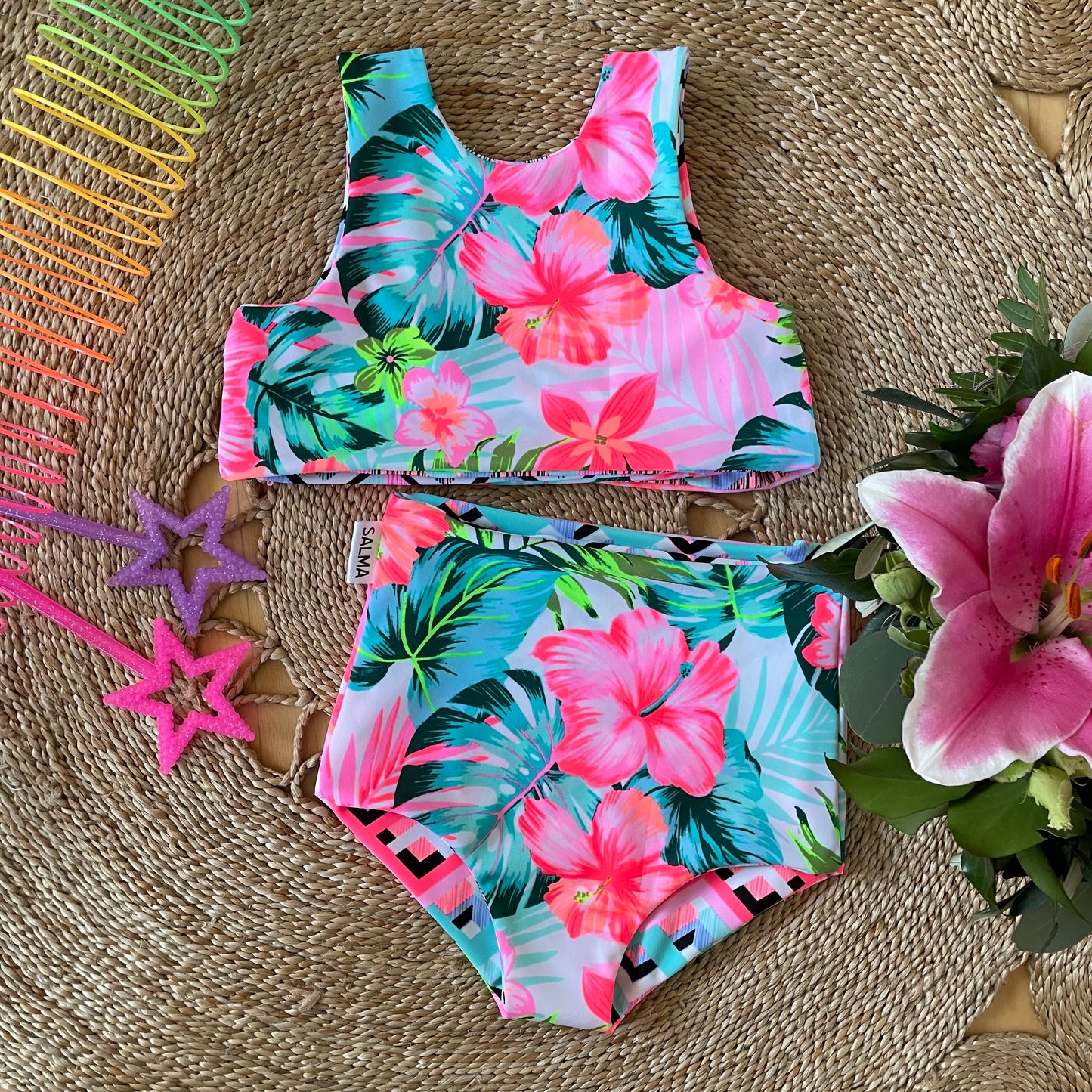 Meterware Lycra "Salma en Hawai'i"