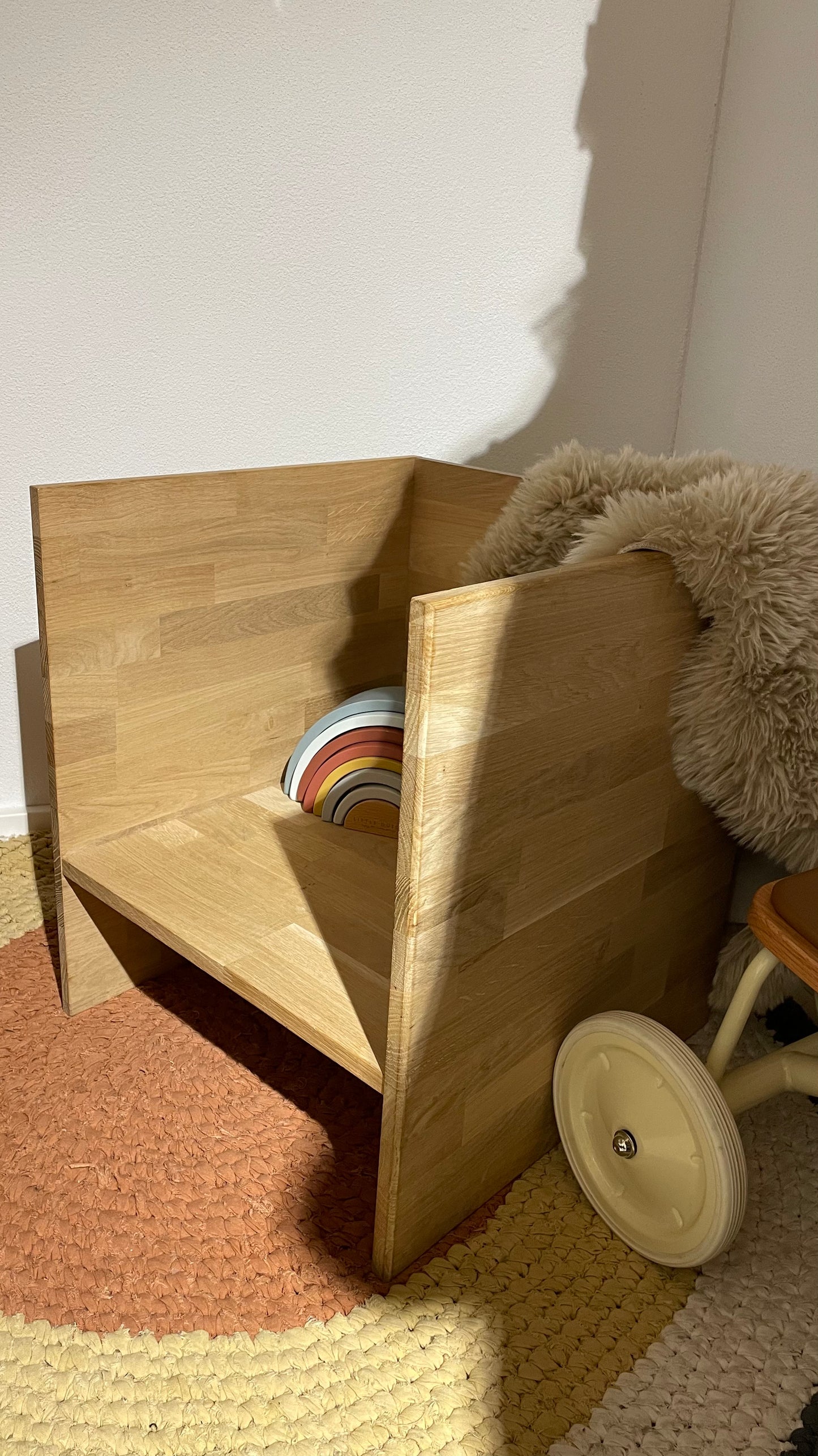 Berliner Hocker - Eiche - 2. Hand
