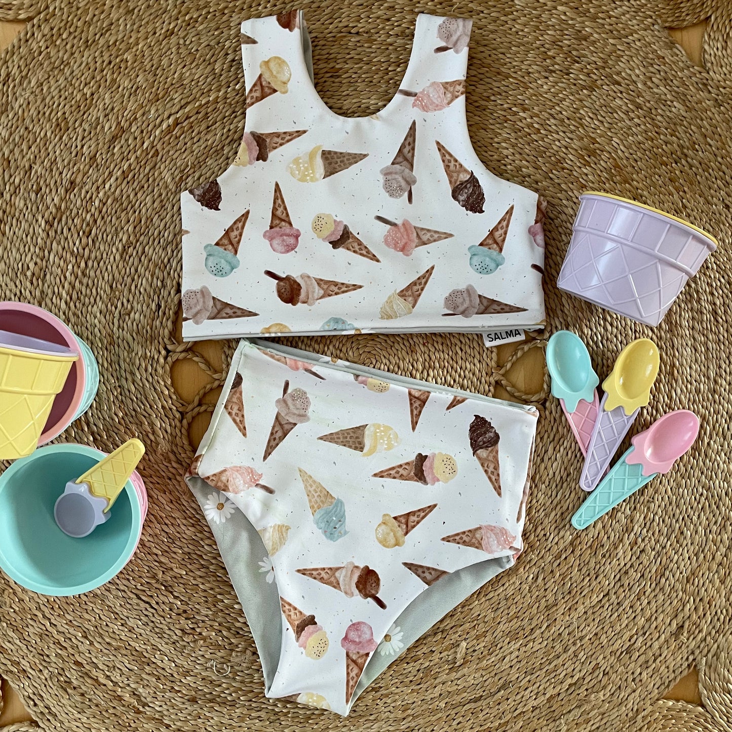 Bikini reversible "Salma en Formentera"