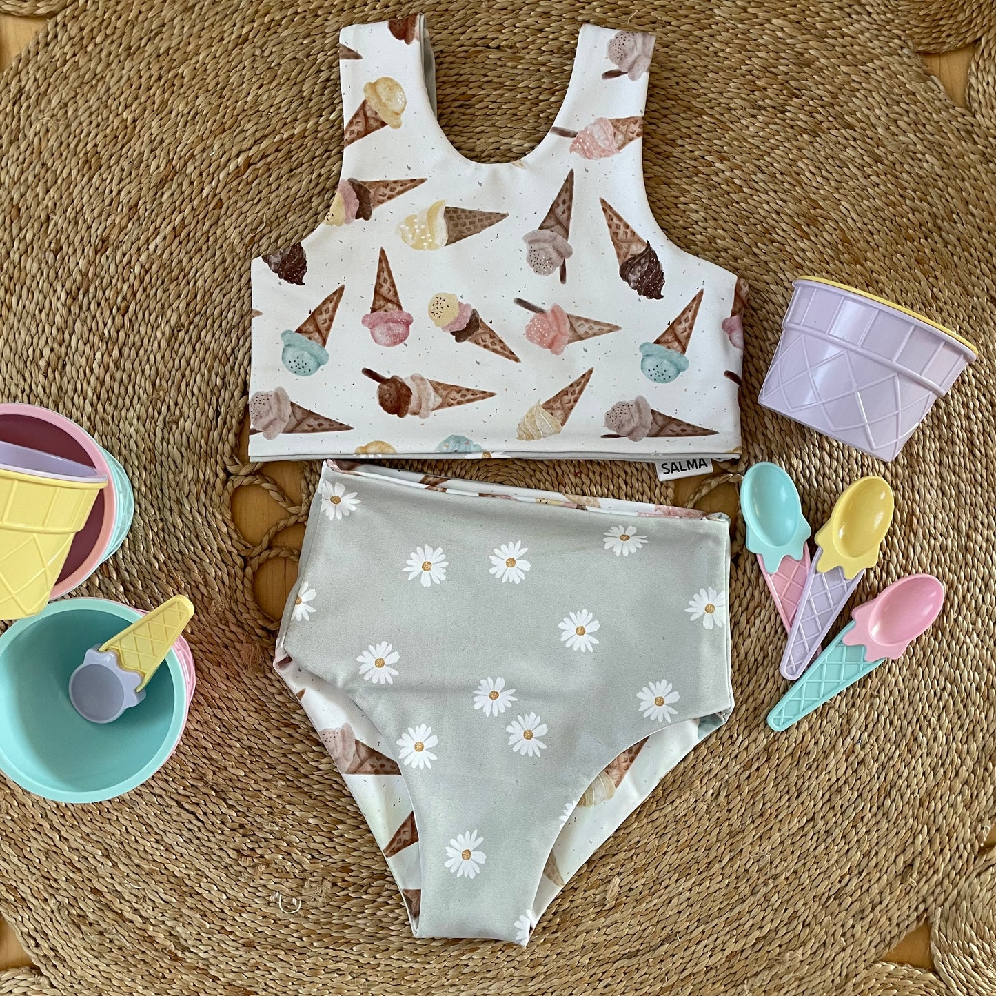 Bikini reversible "Salma en Formentera"