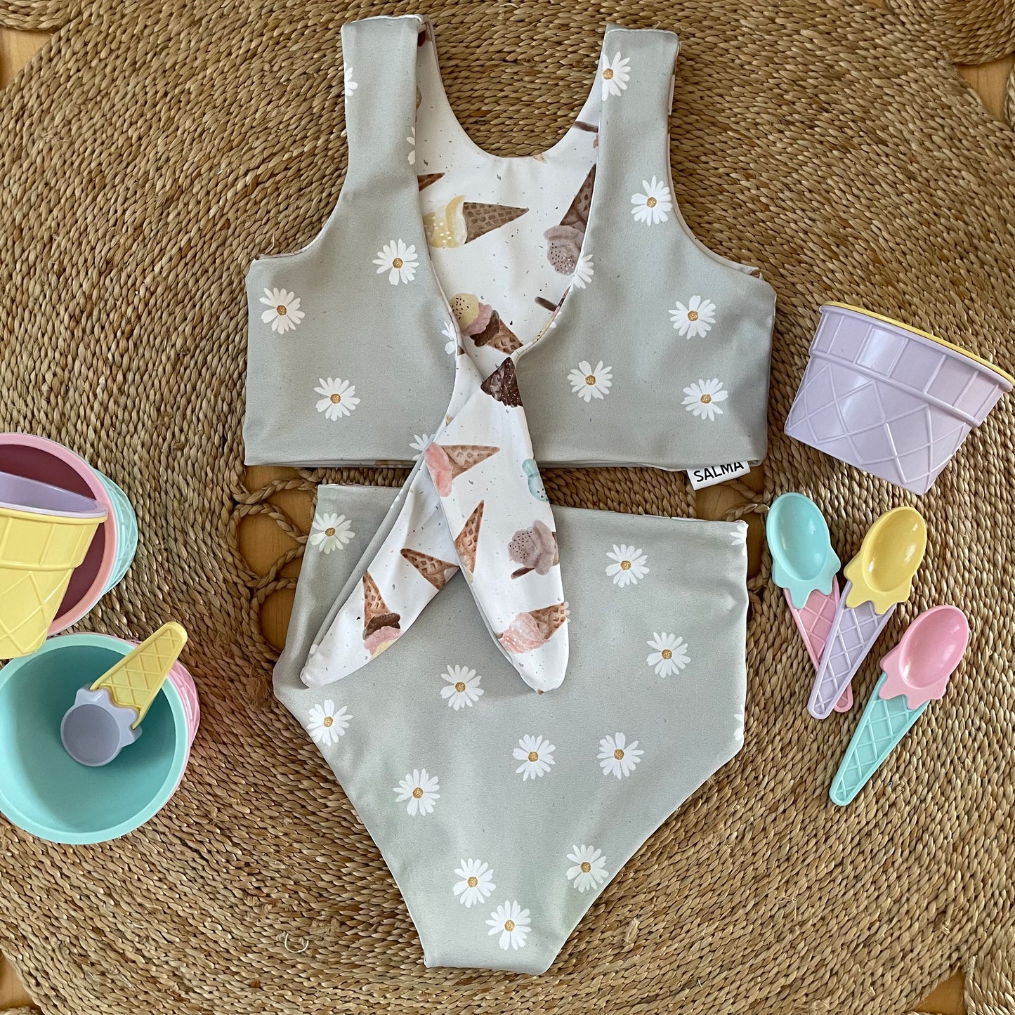 Bikini reversible "Salma en Formentera"
