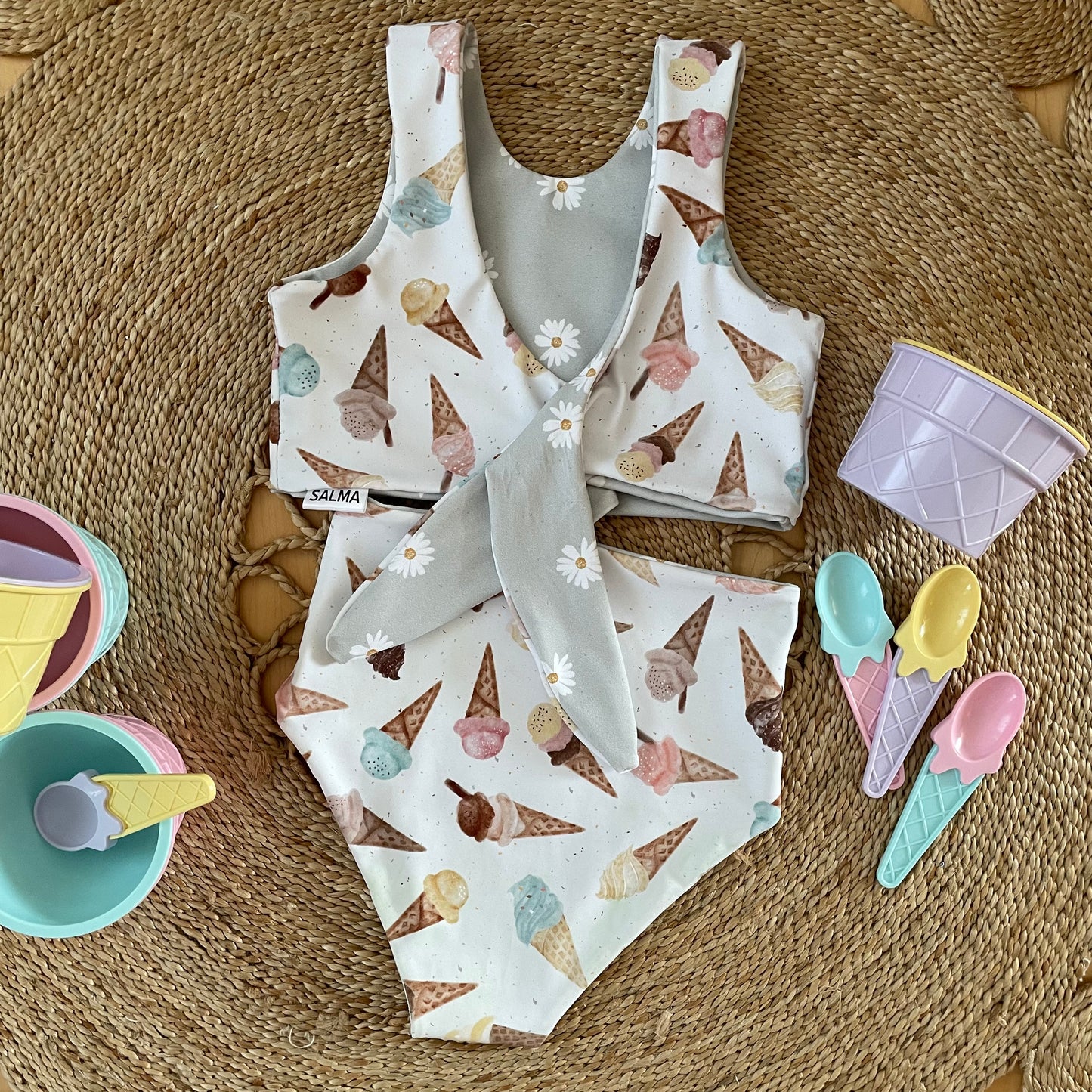 Bikini reversible "Salma en Formentera"