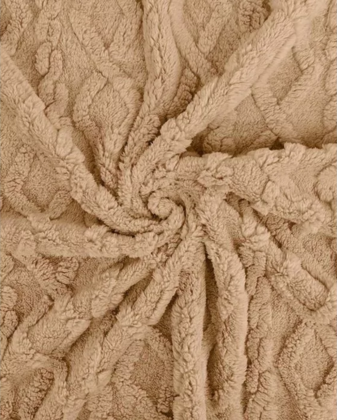 Sitzkissen Kunstfell Grau/Camel