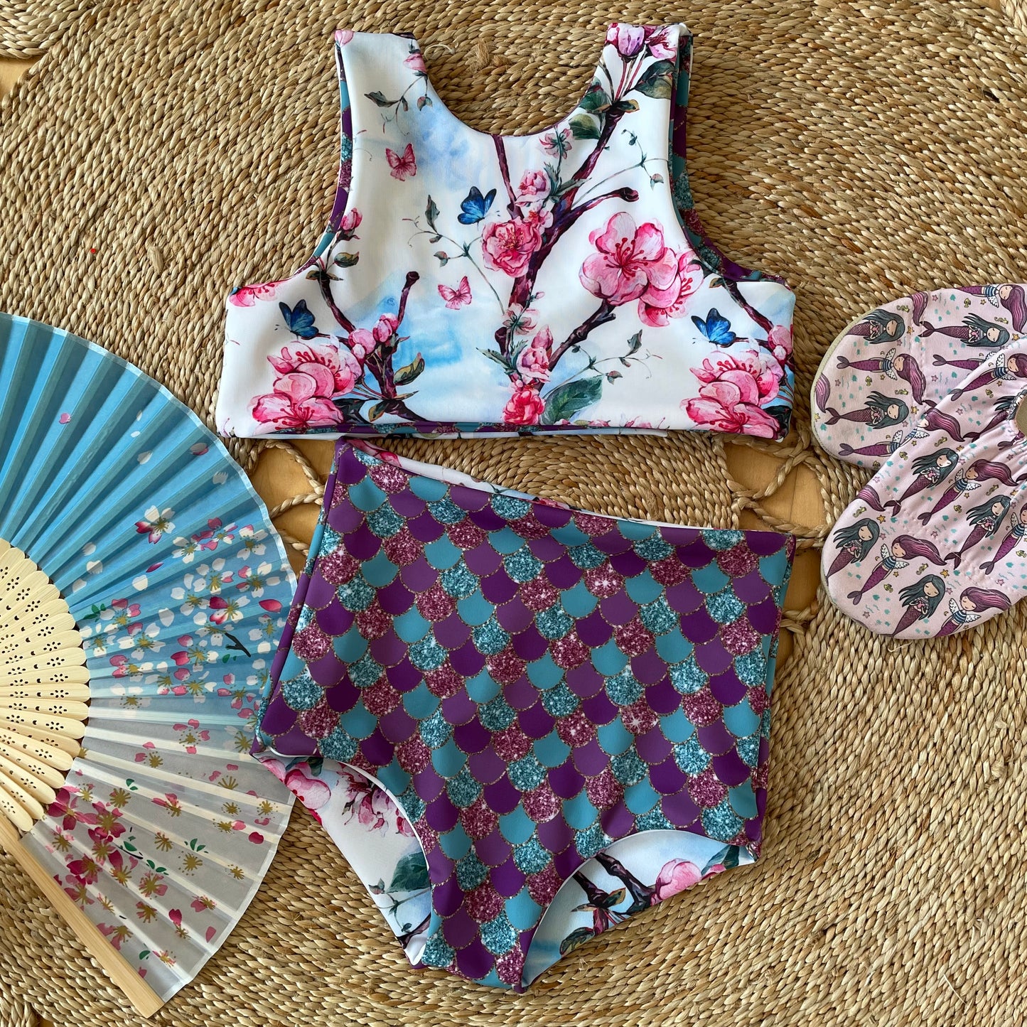 Bikini reversible "Salma la Sirenita"
