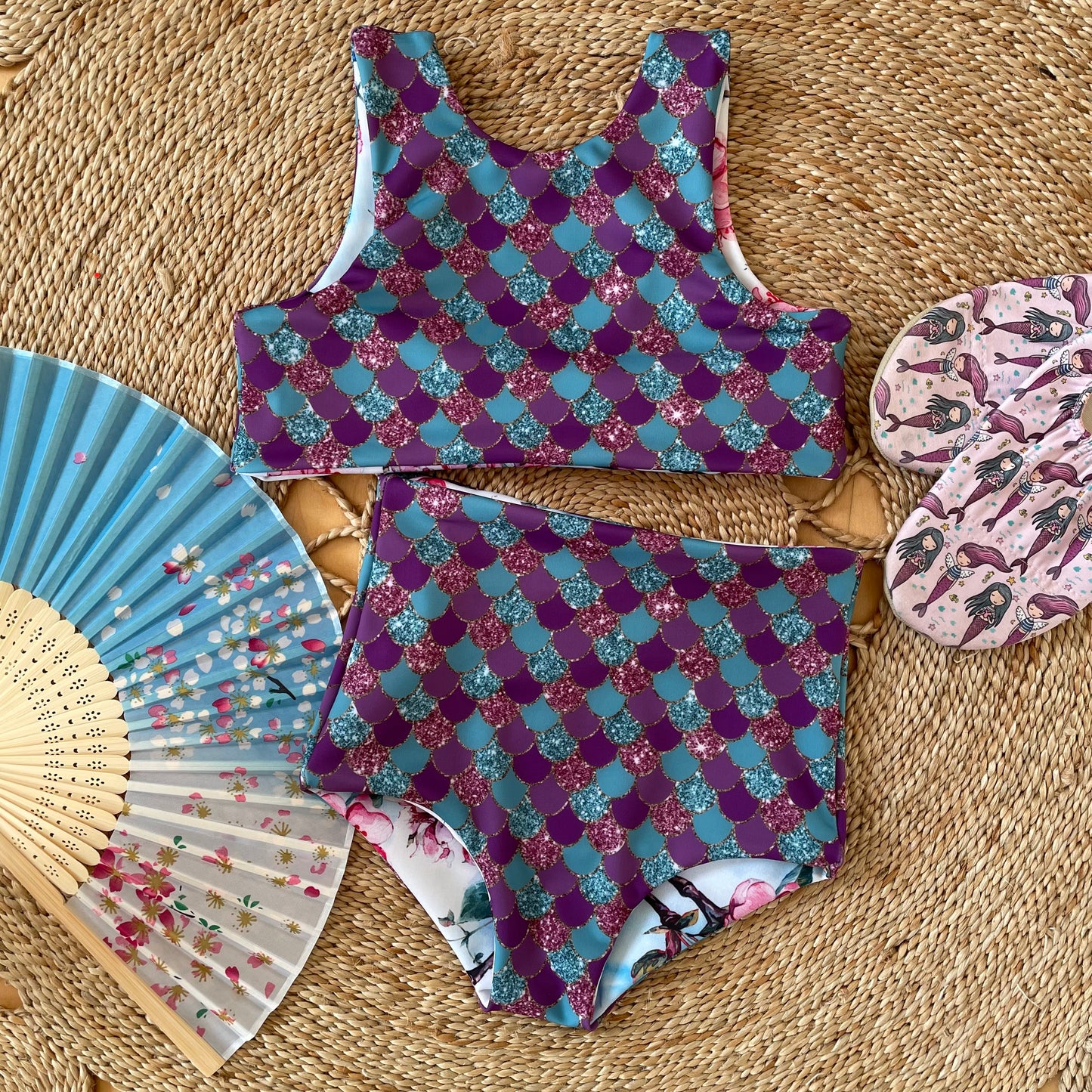 Bikini reversible "Salma la Sirenita"