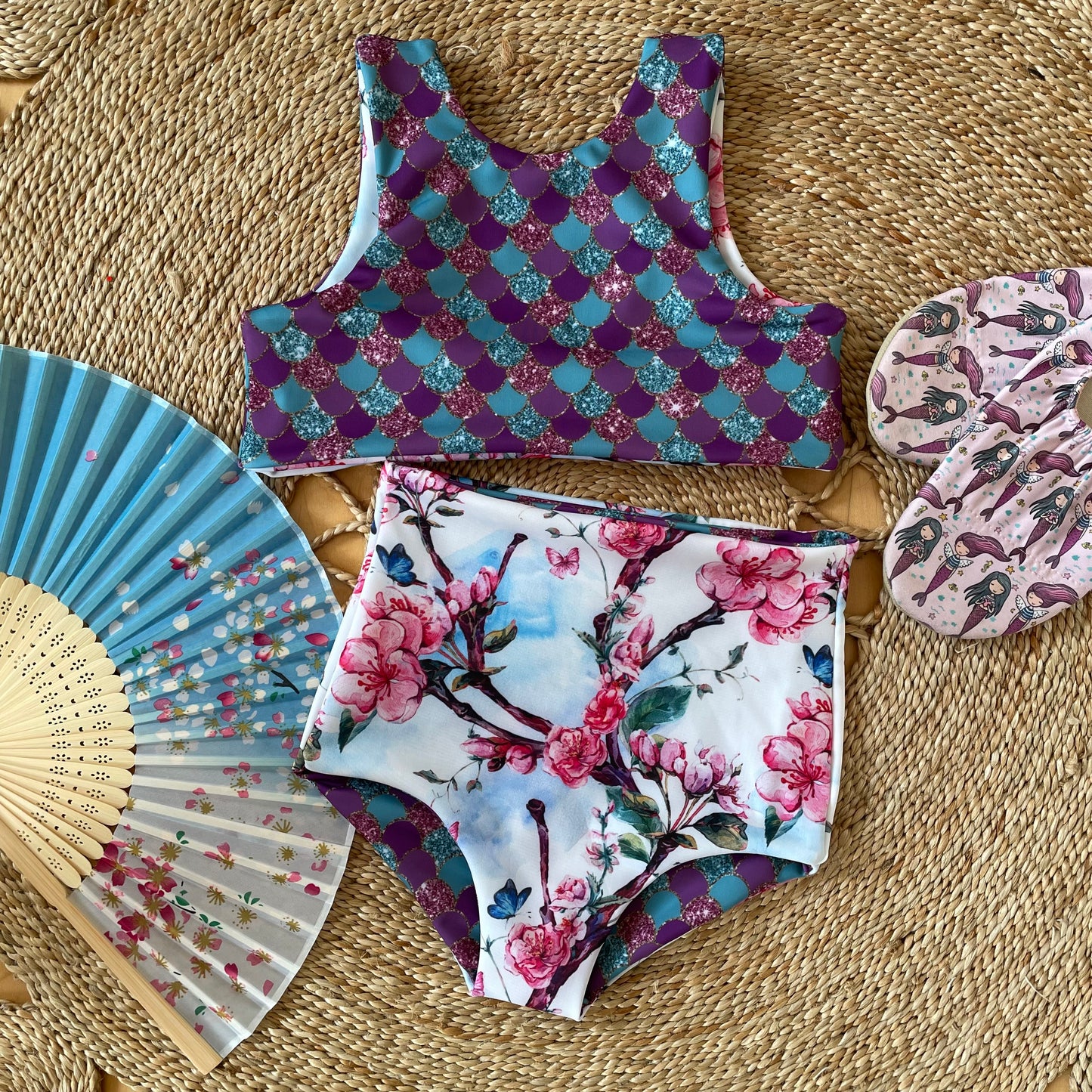 Bikini reversible "Salma la Sirenita"
