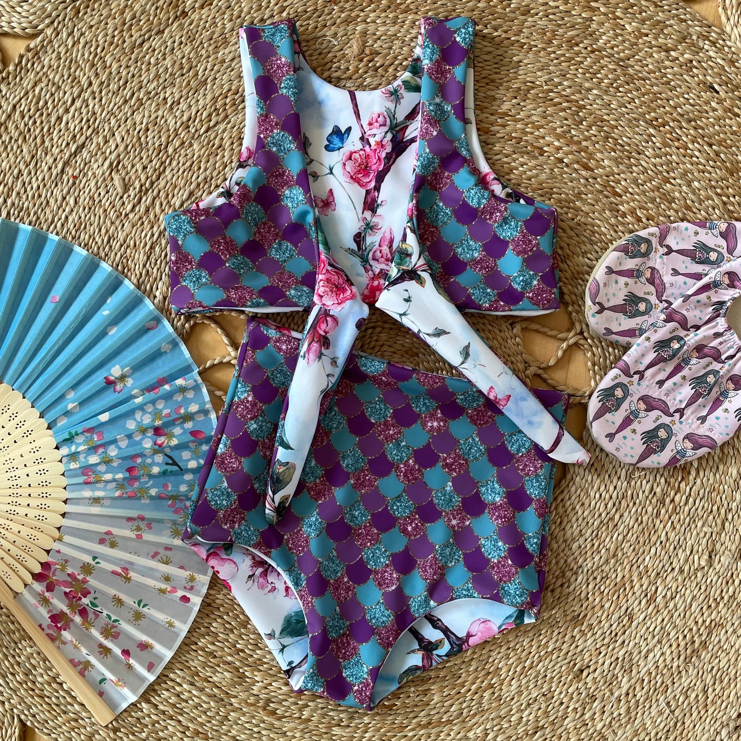 Bikini reversible "Salma la Sirenita"