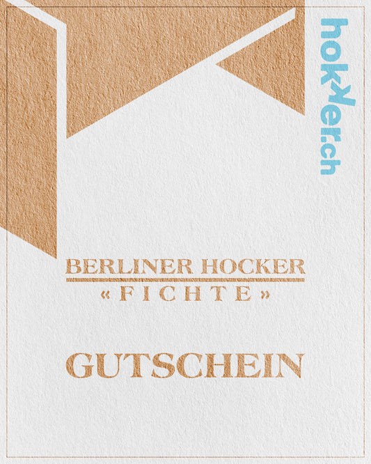 Gutschein Berliner Hocker - Fichte